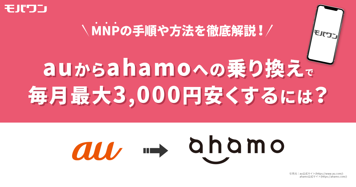 au から アハモ