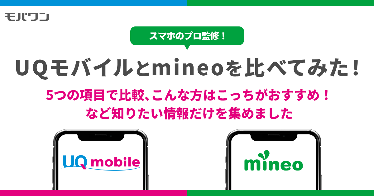 UQモバイル mineo