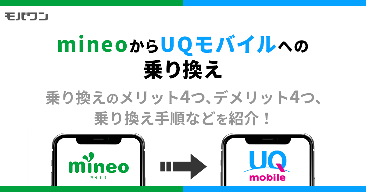 mineoからUQモバイル